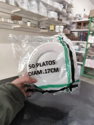 PLATOS DESCARTABLES X50 UNIDADES
